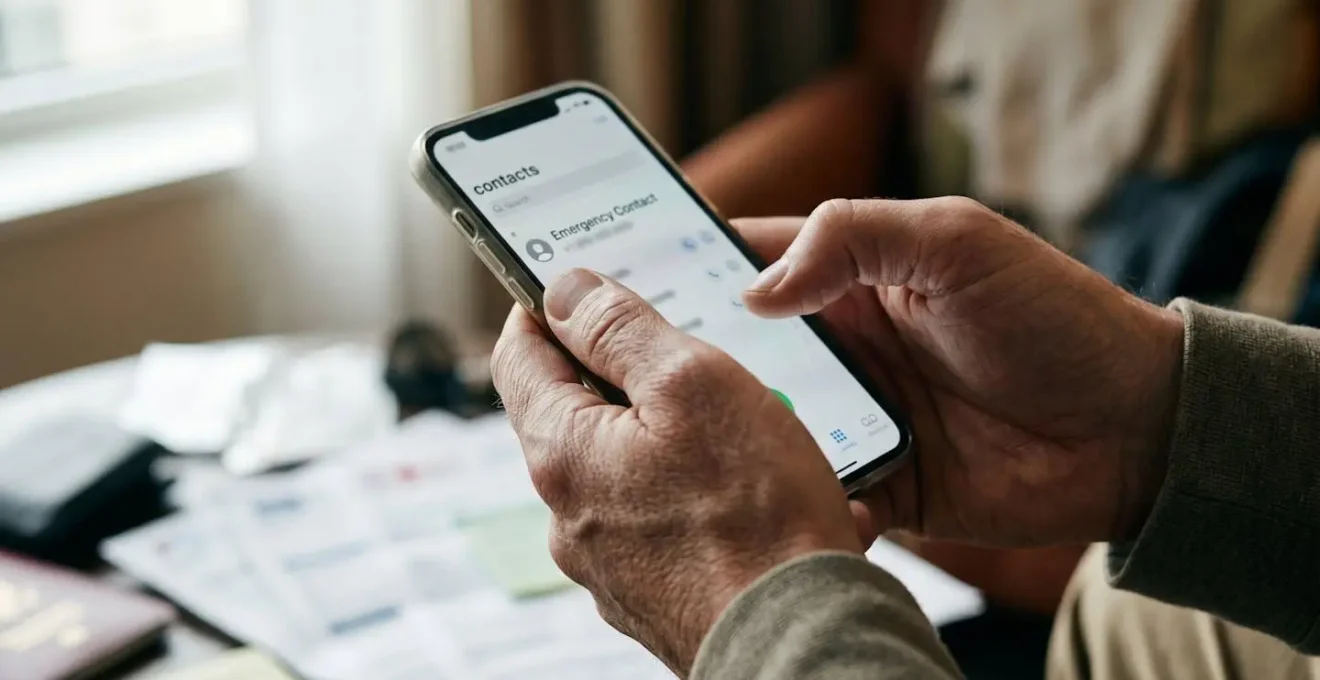 Personne contactant les services d'assistance médicale en situation d'urgence