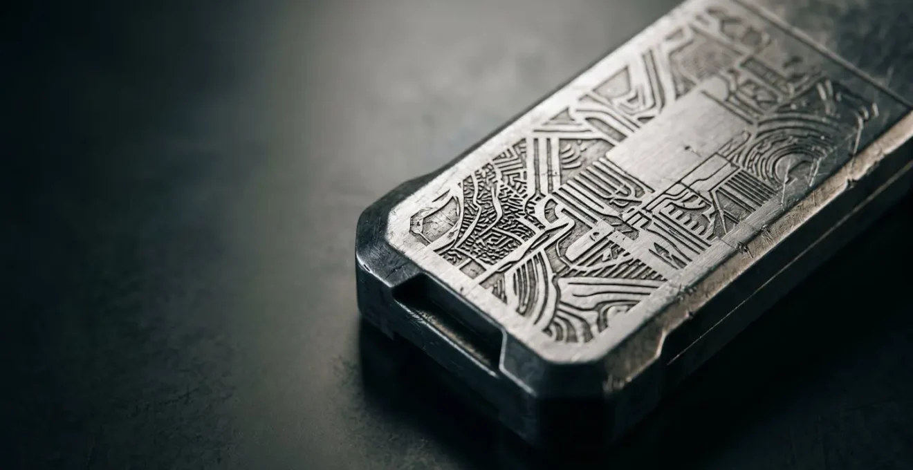 Clé USB cryptée sécurisée comme alternative au stockage cloud pour documents de voyage