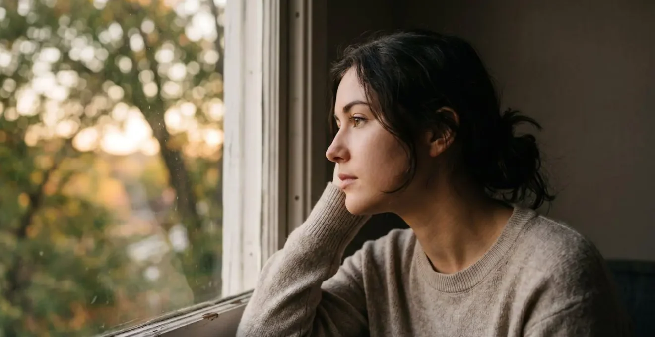 Moment de contemplation illustrant l'ennui productif et la réflexion créative