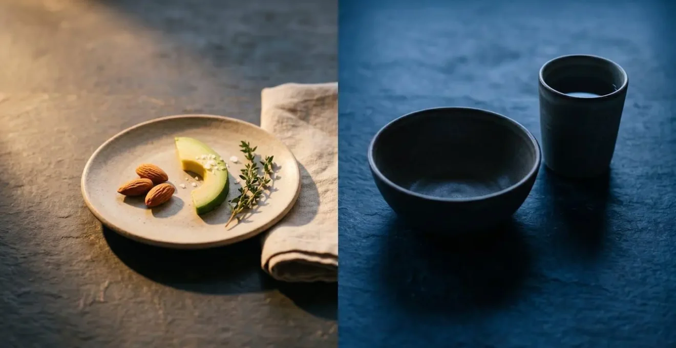 Concept visuel symbolisant la synchronisation du rythme circadien par la lumière et l'alimentation